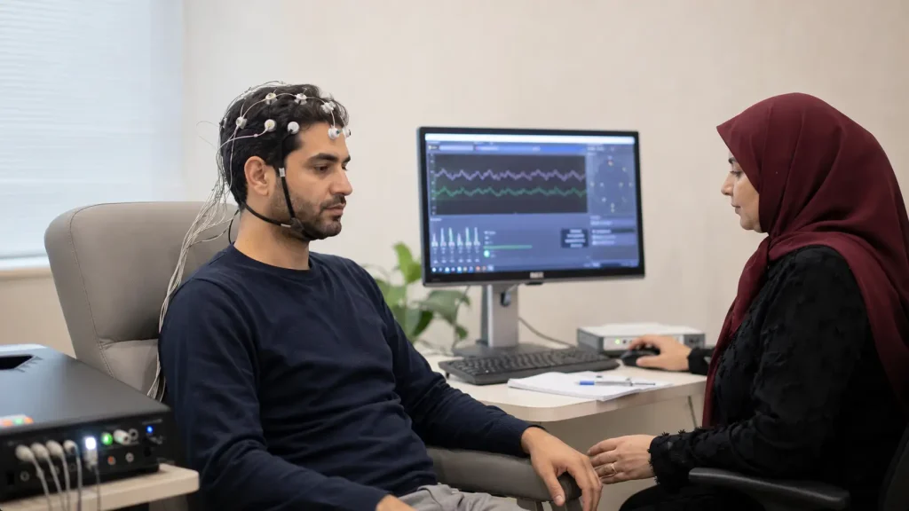 نوروفیدبک ILF برای اضطراب در بزرگسالان