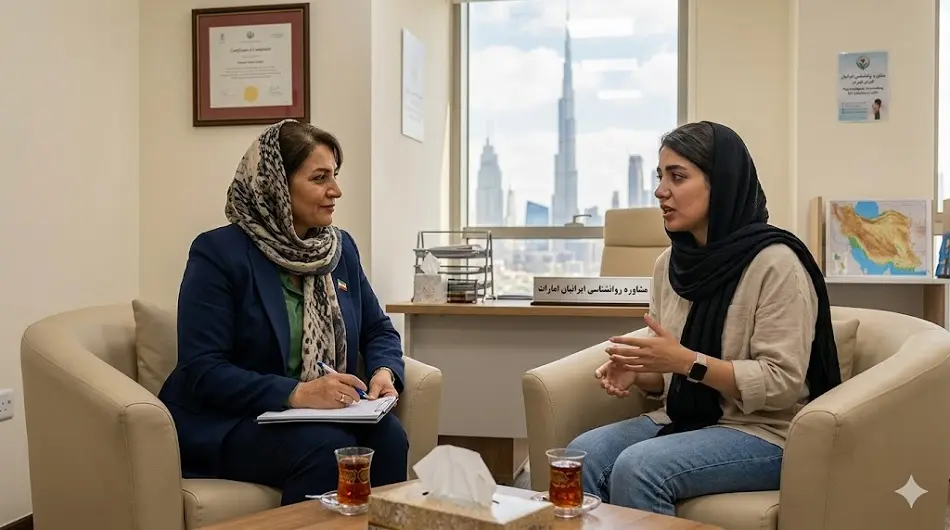 مشاوره روانشناسی ایرانیان امارات