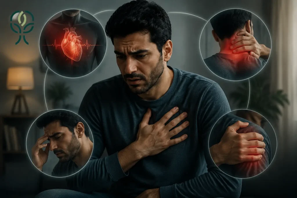 علائم جسمی اختلال اضطراب و تأثیر استرس بر بدن